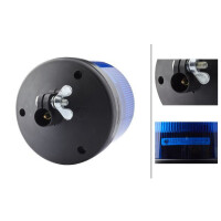 Blitz-Kennleuchte 24 V LED blau HELLA KL 7000 LED