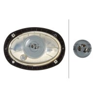 Main headlamp right 12 V H4 halogen HELLA