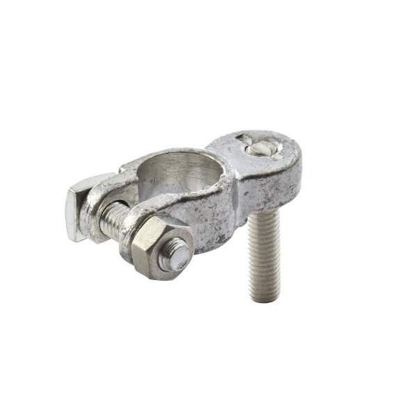 Battery Terminal Clamp centre Ø 17.5 mm brass pressed part HELLA for JOHN DEERE