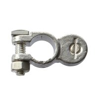 Battery Terminal Clamp centre Ø 17.5 mm brass pressed part HELLA for JOHN DEERE