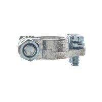 Batteriepolklemme rechts Ø 17,5 mm Messing Gussteil HELLA für u.a. FENDT