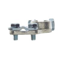 Battery Terminal Clamp left Ø 15.9 mm brass cast part HELLA for e.g. TEREX