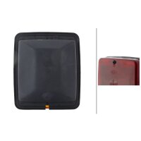 Indicator light, rear right 24 V R10W halogen HELLA