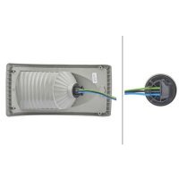 Rückleuchte rechts mit Schlusslicht 24 V Glühlampen-Technologie P21/5W HELLA