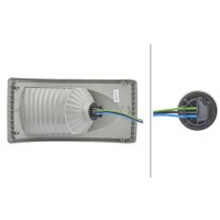 Rückleuchte rechts mit Schlusslicht 24 V Glühlampen-Technologie P21/5W HELLA