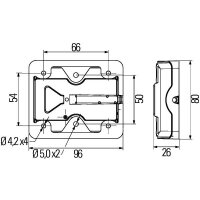 Rückleuchte rechts mit Schlusslicht (LED) 24 V LED HELLA