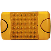Flashing beacon 24 V LED yellow (amber) HELLA