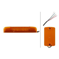 Flashing beacon 24 V LED yellow (amber) HELLA