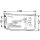 Indicator light, rear right 24 V P21W halogen HELLA