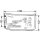 Indicator light, rear right 24 V P21W halogen HELLA