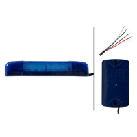 Blitz-Kennleuchte 24 V LED blau HELLA