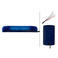 Blitz-Kennleuchte 24 V LED blau HELLA