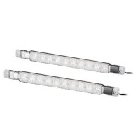Tagfahrleuchten-Set Fahrzeugfront 24 V 3 W LED glasklar...