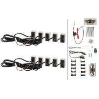 Daytime Running Light Set front 12 V 4 W LED crystal...