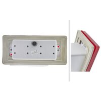 Brake light right P21W halogen red HELLA