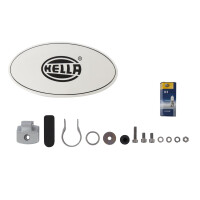 High beam headlamp left 12 V H3 halogen HELLA