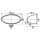 High beam headlamp left 12 V H3 halogen HELLA