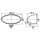 High beam headlamp left 12 V H3 halogen HELLA