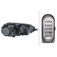 Headlight Set 12 V W5W halogen ECE approved HELLA for e.g. VW GOLF