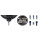 High beam headlamp left 12 V H1 halogen HELLA