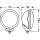 High beam headlamp left 24 V H1 halogen HELLA