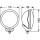 High beam headlamp left 24 V H1 halogen HELLA