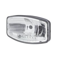 High beam headlamp left 12 V H7 halogen HELLA