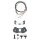 High beam headlamp left 12 V H1 halogen HELLA
