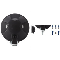 High beam headlamp right 24 V H1 halogen HELLA