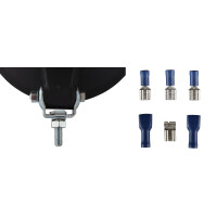 High beam headlamp left 24 V H1 halogen HELLA