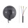 High beam headlamp left 12 V H1 with hybrid technology HELLA