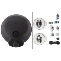 Driving lamp set right 12 V H3 halogen SAE-approved HELLA