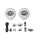 Driving lamp set right 12 V H3 halogen SAE-approved HELLA