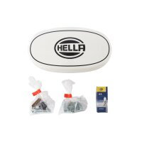 Headlight right 12 V H3 FF HELLA universally applicable for various vehicles