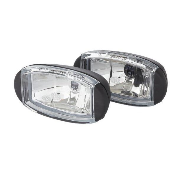 Driving lamp set right 12 V H3 halogen SAE-approved HELLA
