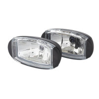 Driving lamp set right 12 V H3 halogen SAE-approved HELLA