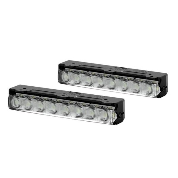 Daytime Running Light Set front 12 V 2 W LED crystal clear HELLA for LINDNER