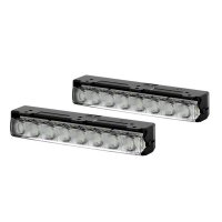Daytime Running Light Set front 12 V 2 W LED crystal...