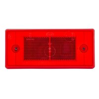 Reflector rear ECE-tested red horizontally mounted HELLA...