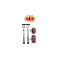 Tagfahrleuchten-Set Fahrzeugfront 24 V 6 W LED glasklar...