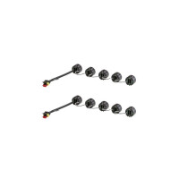 Tagfahrleuchten-Set Fahrzeugfront 24 V 6 W LED glasklar HELLA für u.a. IVECO