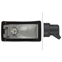Indicator left 24 V P21W halogen HELLA