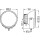 High beam headlamp left 24 V D1S (gas discharge lamp) Xenon HELLA