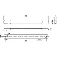 Rückleuchte links mit Bremslicht (LED) 12 V LED HELLA