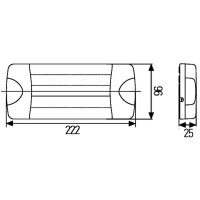 Rückleuchte links mit Schlusslicht (LED) 24 V LED HELLA