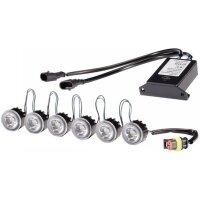 Daytime Running Light Set front 12 V 6 W LED crystal...