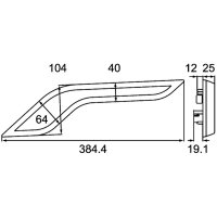 Reflector left HELLA 8RA 013 402-011