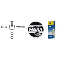 Headlight right 12 V H3 halogen HELLA universal for various vehicles