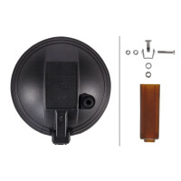 High beam headlamp left 24 V H3 halogen HELLA