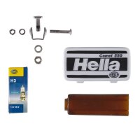High beam headlamp left 12 V H3 halogen HELLA